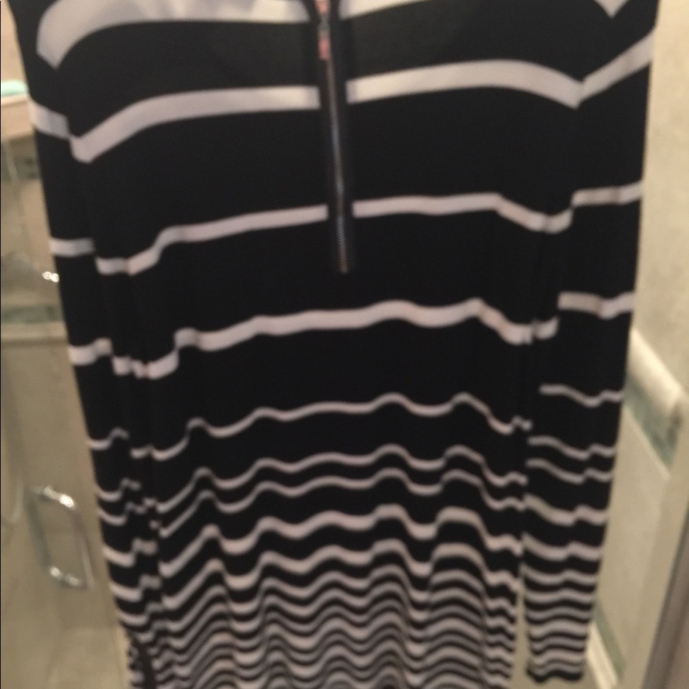 I.N.C. XL Sweater Dress New with TAGS Leather Trim - Picture 2 of 7
